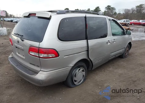 2002 Toyota Sienna Xle z USA, uszkodzony, nr VIN 4T3ZF13CX2U425886